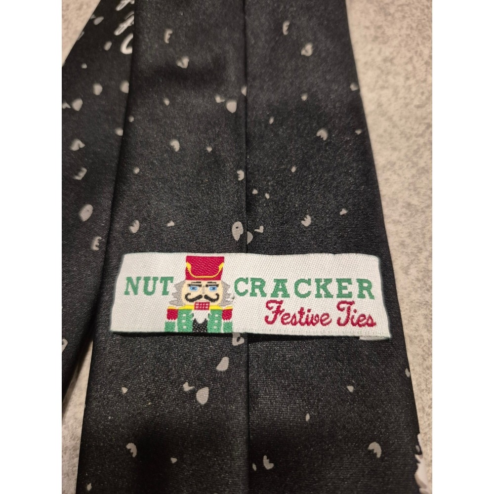Santa Let It Snow Christmas Novelty Tie Holiday Mens Necktie Festive‎ Nutcracker - Picture 8 of 11